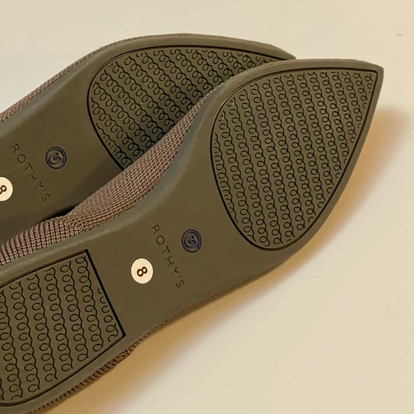 NEW ROTHYS THE POINT FLATS IN RETIRED COLOR MINK WOMENS SIZE 8 - Picture 4 of 8